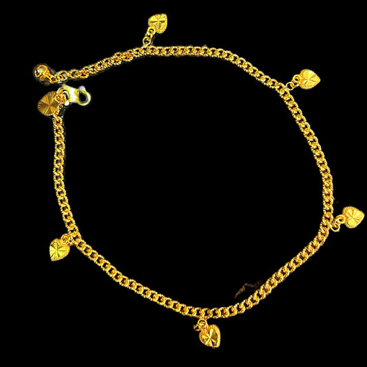Adult Gold Anklet Bracelet